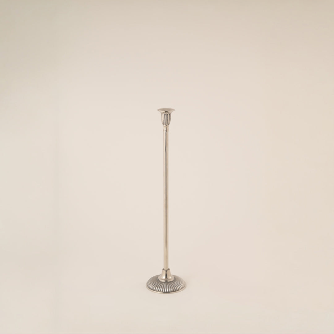 ASPEN SILVER CANDLE STAND