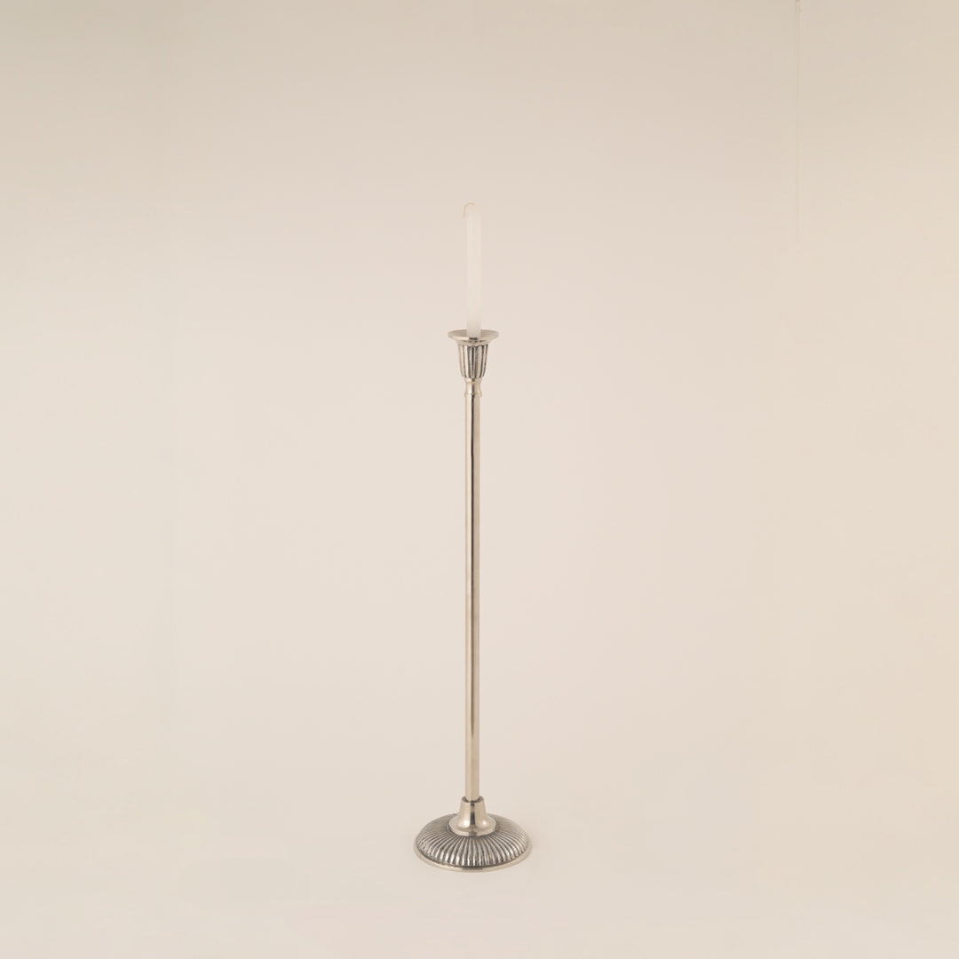 ASPEN SILVER CANDLE STAND