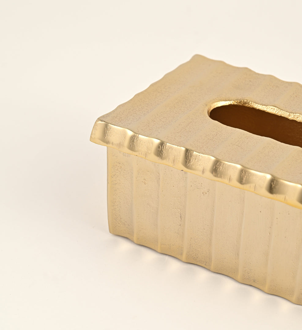 MAISON TISSUE HOLDER - GOLD