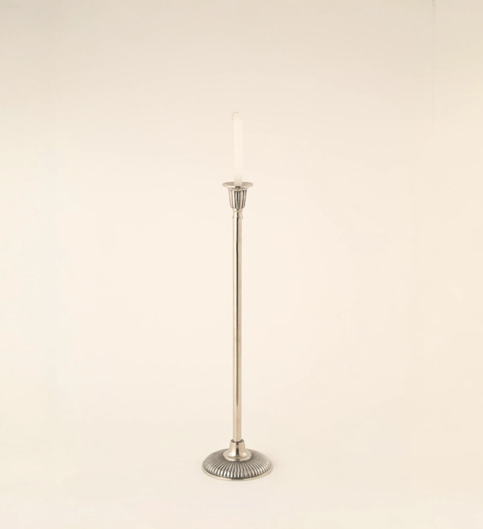 ASPEN SILVER CANDLE STAND