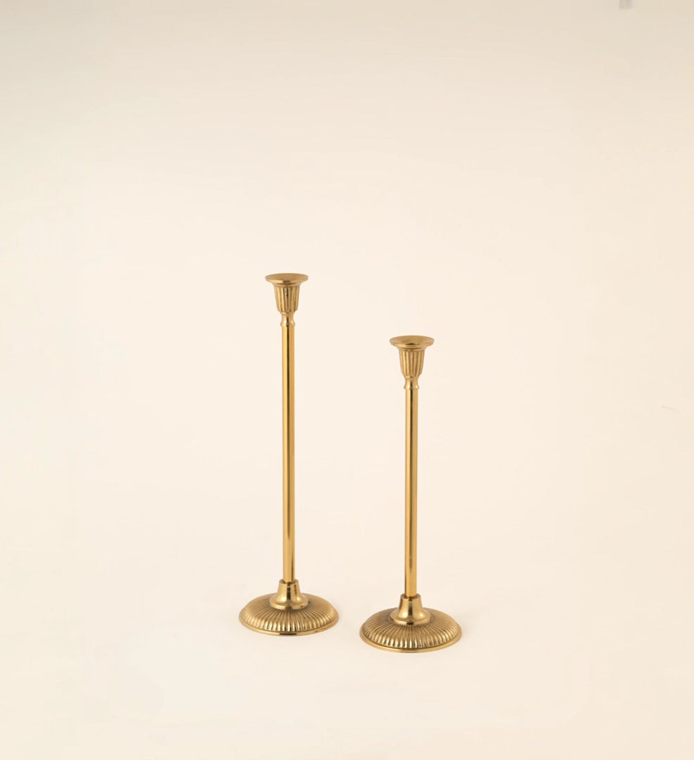 ASPEN CANDLE STAND - GOLD